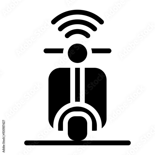 Motorbike Solid Icon