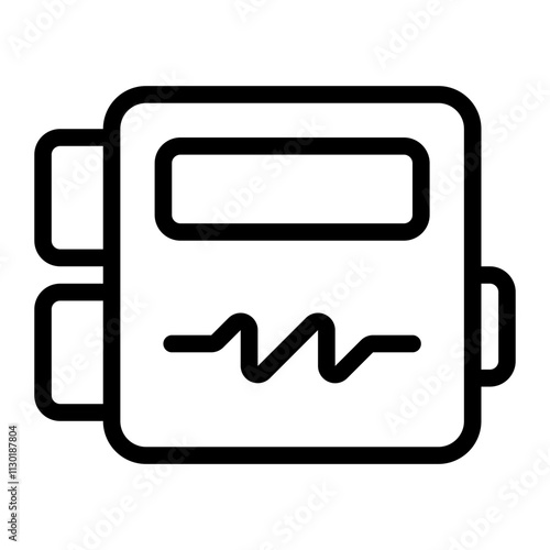 Muffler Line Icon