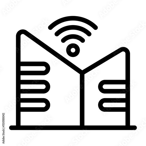 Networking Line Icon