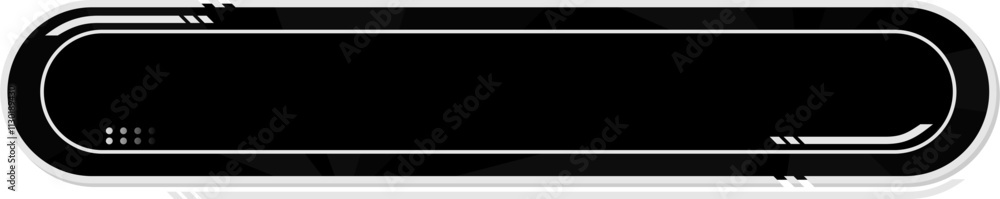 Obraz premium Low Poly Round Title Box