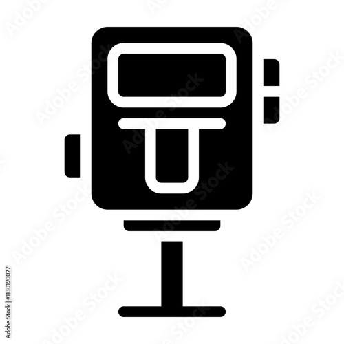 Parking Meter Solid Icon