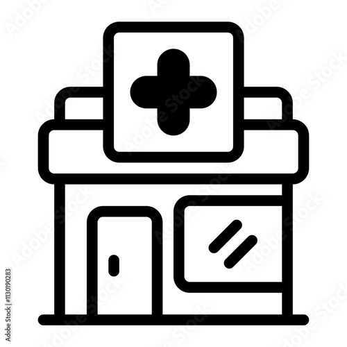 Pharmacy Glyph Icon