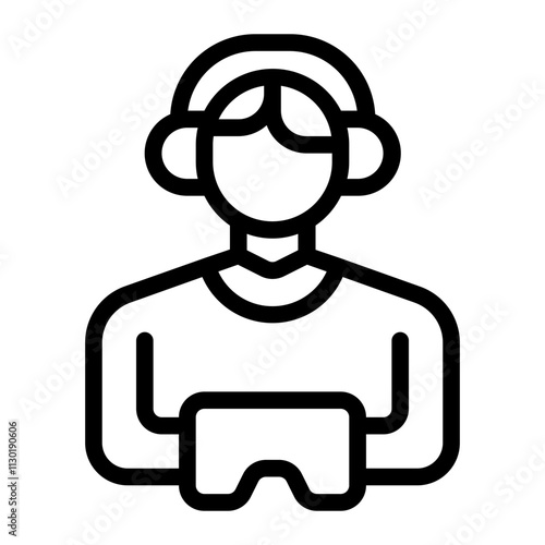 Player  Line Icon