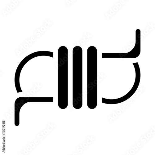 Rope Solid Icon