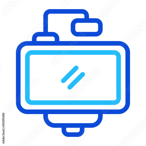 Signboard Duoline Icon