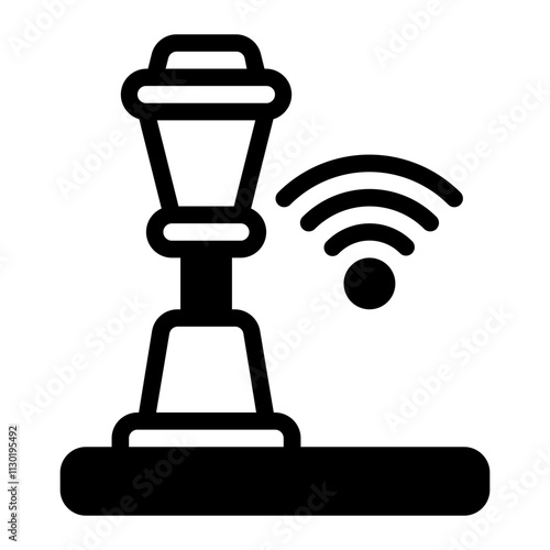Smart Light Glyph Icon