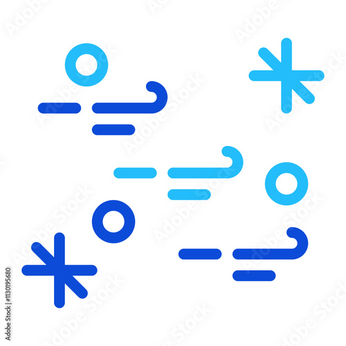 Snowstorm Duoline Icon