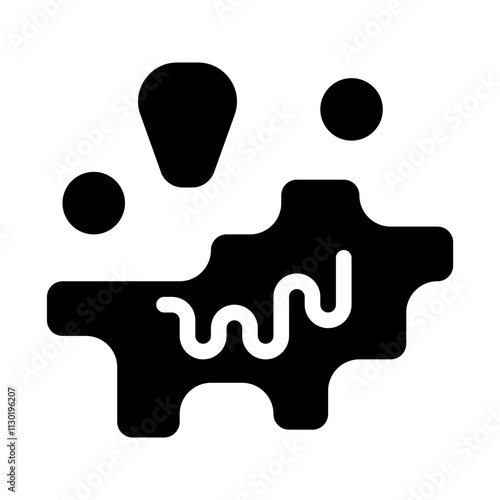 Splatter Solid Icon