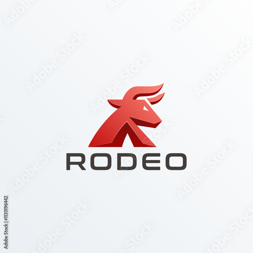 Rodeo Letter R Modern Logo Vector