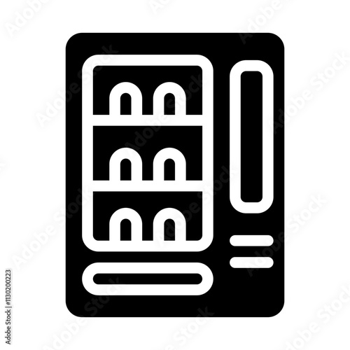 Vending Machine Solid Icon