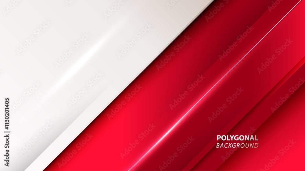 Obraz premium red, white background abstract banner