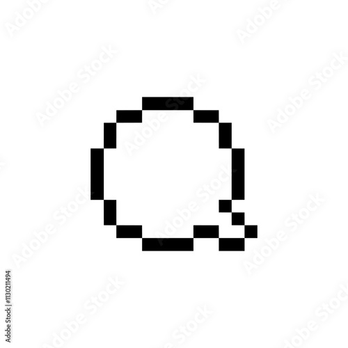 chat bubble pixel art for your needs