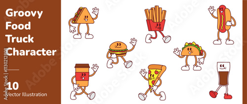 Groovy Food Truck Character