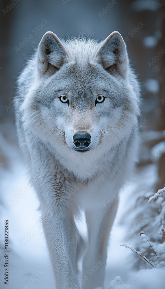 Obraz premium wolf in winter