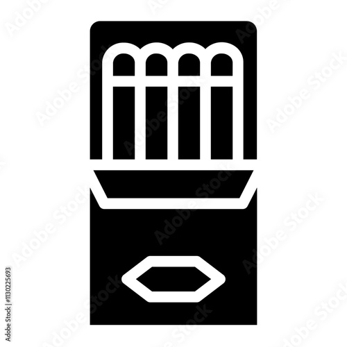 Smoke Tobacco Toxic Glyph Icon