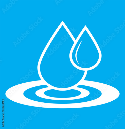 Raindrops icon set. oil or water droplet vector symbol. blood or tear sign. teardrop pictogram in black filled and outlined style.