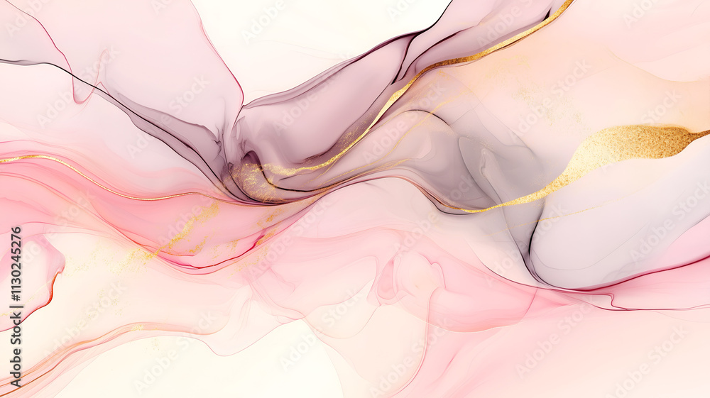 Obraz premium A closeup of a smooth, polished pink jade stone, showcasing its intricate patterns.