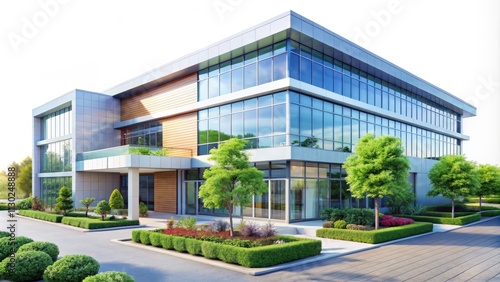 3D Clinic Building, Medical Facility, Healthcare Center, Hospital , Digital Rendering, Architectural Model, Realistic 3D Model, Medical Practice