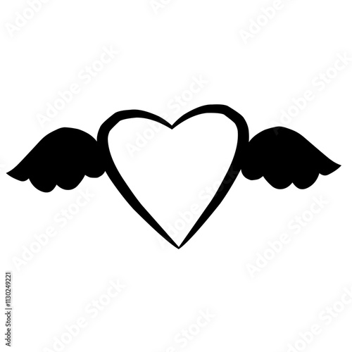 heart with wings