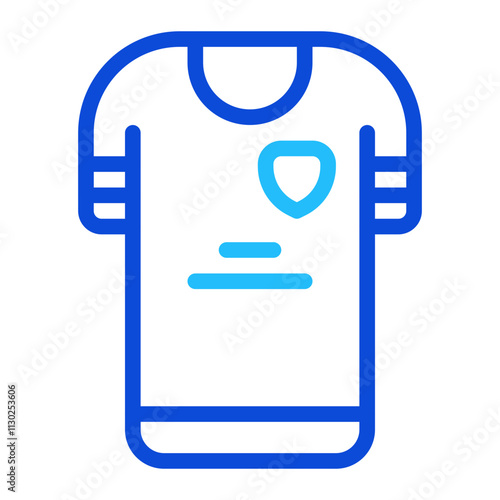 Football Jersey Duoline Icon