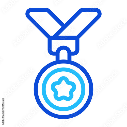 Gold Medal Duoline Icon