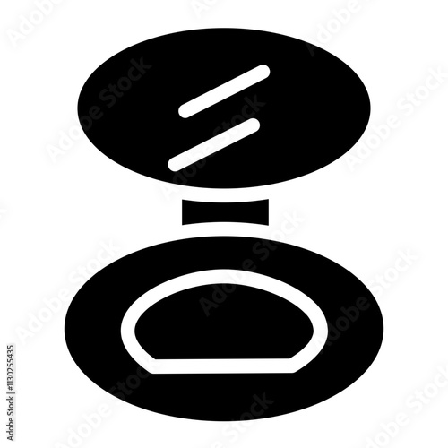 Cushion Face Powder Glyph Icon