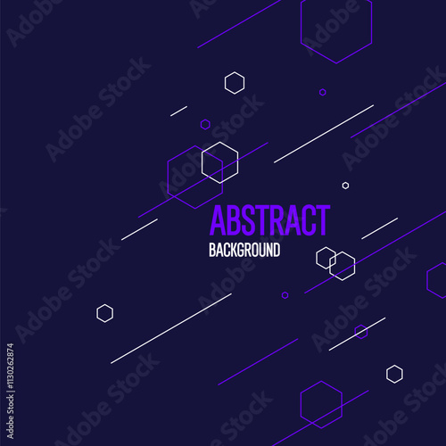 Wallpaper Mural Composition with geometric shapes. Abstract background for design. A template for advertising in a modern style. Stylish illustration for the poster. Trendy stylish graphics. Torontodigital.ca