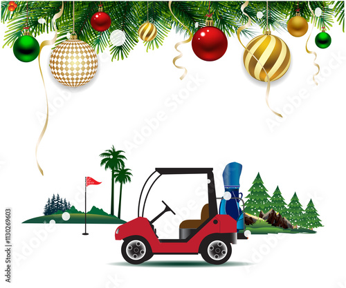 Merry Christmas Golf Course 