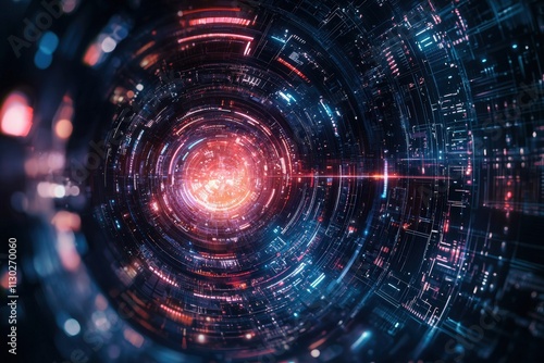 Wallpaper Mural Technology high tech abstract background, scientific progress Torontodigital.ca