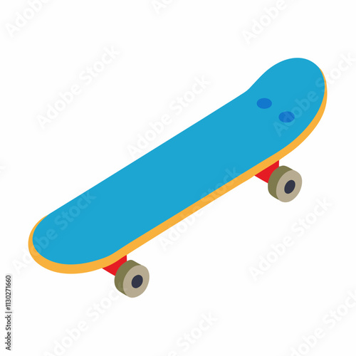 skateboard road vector icon with white background