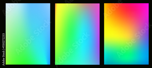 Radiant rainbow background with gradient colors in pride ombre texture, featuring abstract, LGBT gradation in light green, pink, purple, and pastel hues.