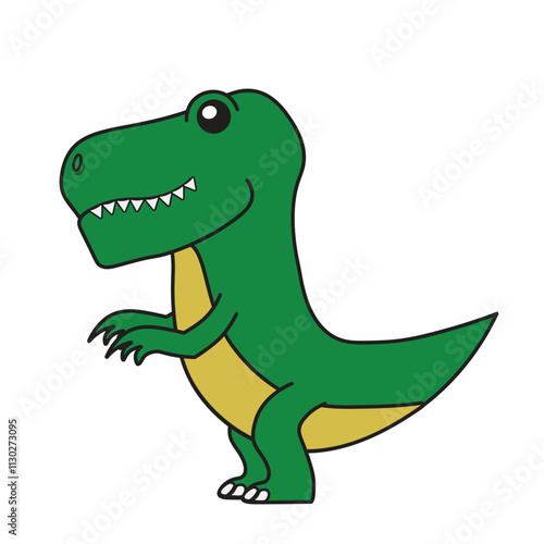 Cute Dinosaurus Illustration