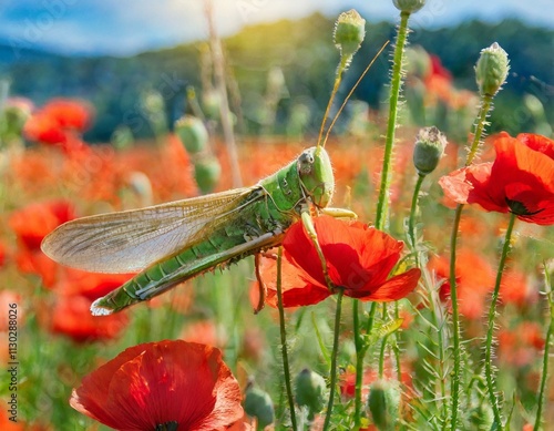 Auf einer Blumenwiese photo