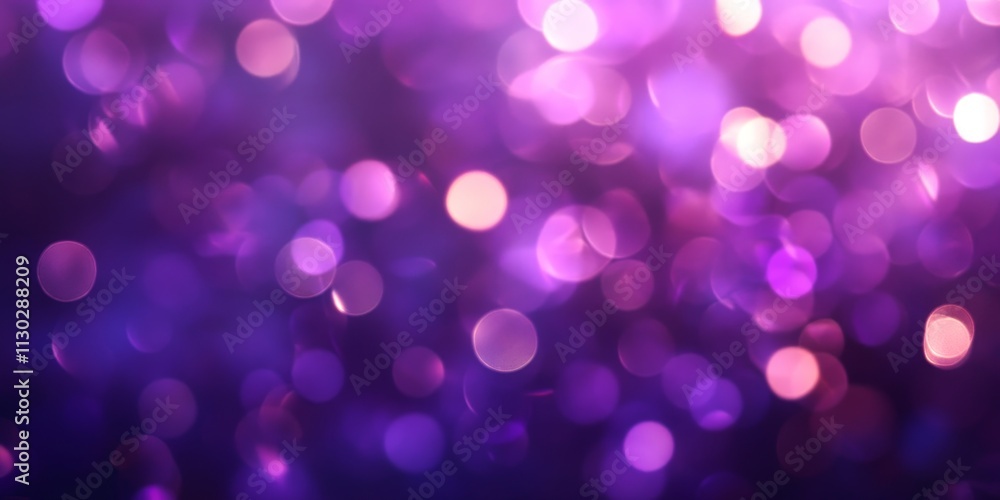 Fototapeta premium Vibrant purple bokeh creates a stunning bokeh light effect, ideal for adding depth and beauty to any design. This captivating bokeh background enhances visual appeal in a unique way.