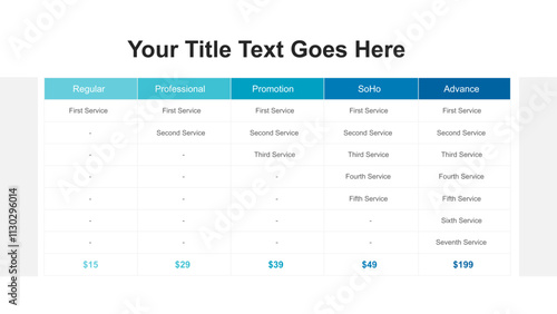 Photos Simple accordion stylized data table layout template