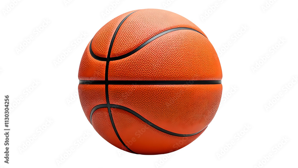 Fototapeta premium Basketball Ball isolated on white background, full depth of field