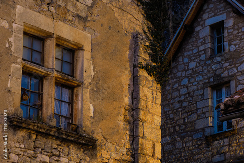 Village de Rocamadour, en pleine nuit