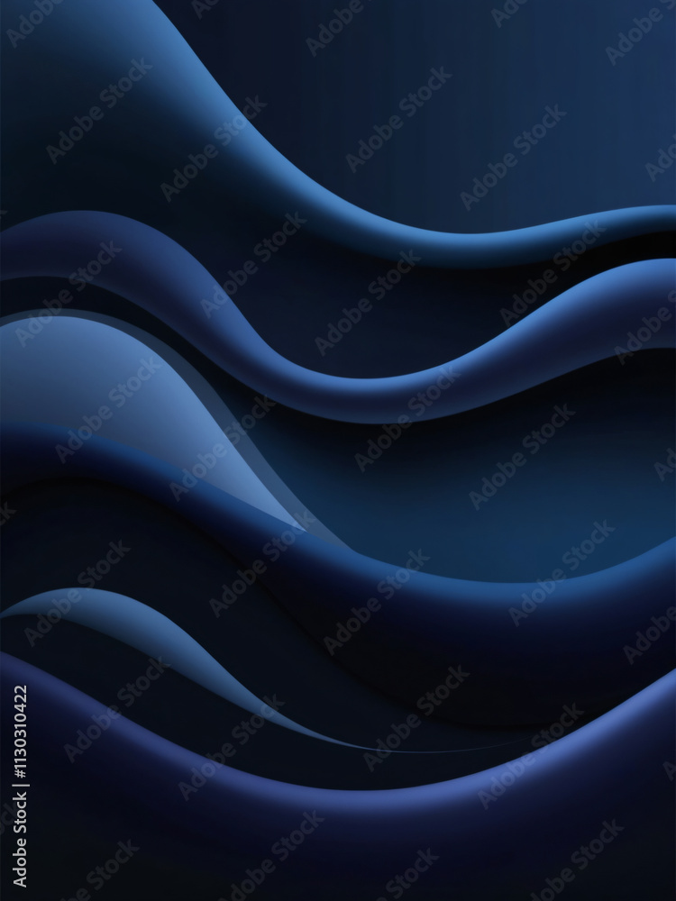 Fototapeta premium Elegant background screensaver. minimal and calm beauty white and blue