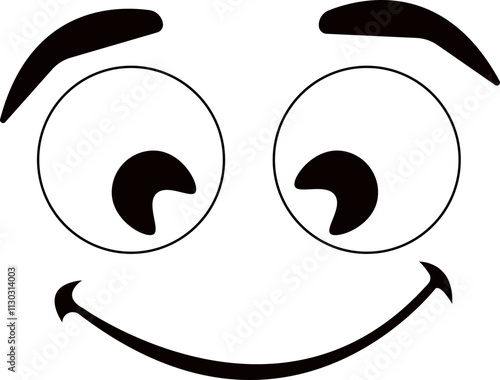 Wallpaper Mural expression Eye Cartoon Torontodigital.ca