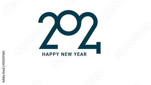happy new year 2025 ANIMATION