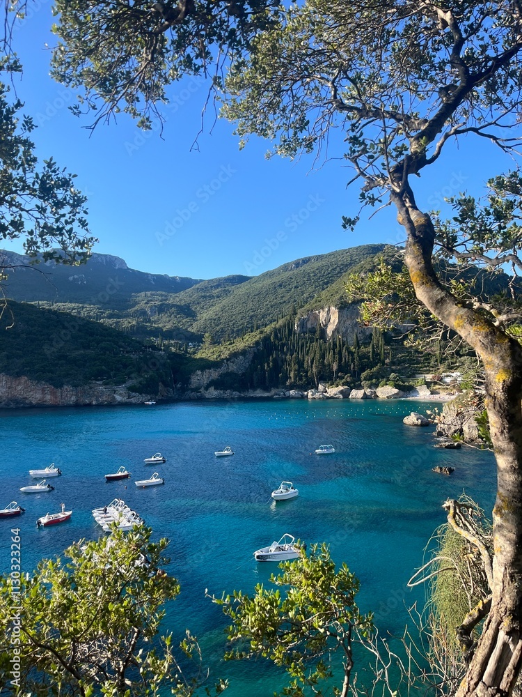 Obraz premium view from the sea