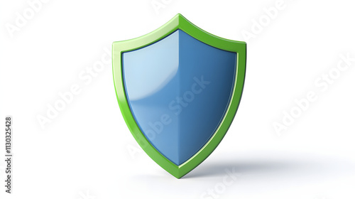 Free Download Shield depicting protection. shield 3d icon. Protection, defense and security concept symbol: blue and yellow shield on isolated on white background - GFXLoad