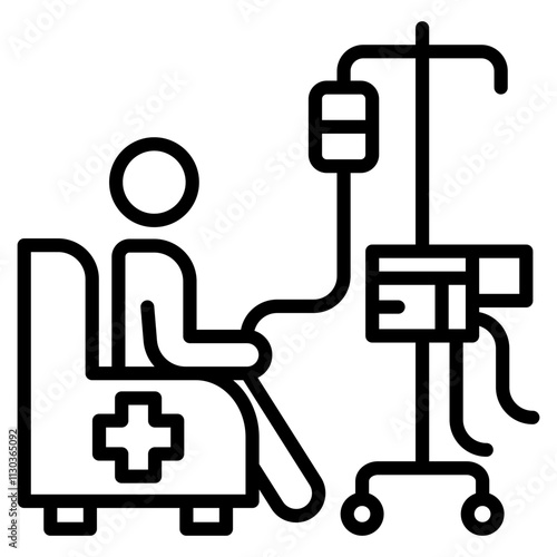 chemotherapy single icon