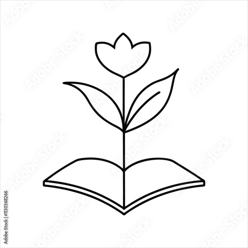 Floral Book Design Vector Art for Inspirational Projects