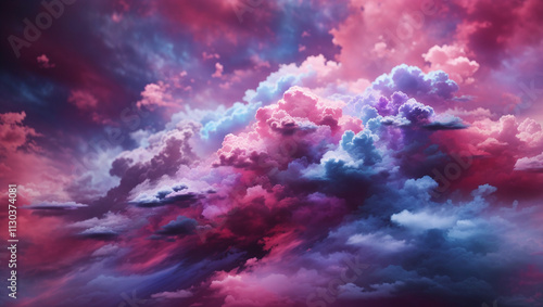 This is a digitally generated image of vibrant pink and purple swirling clouds. It is likely an example of generative AI artwork, as part of a content creation workflow.

