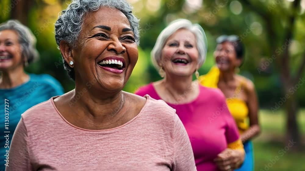Active senior community centers, showing classes and social events 4k vdo