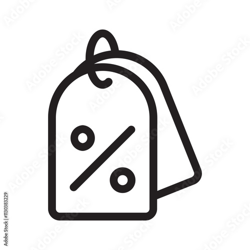 Discount Tag line icon