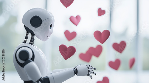 Robot Love: AI Romance Concept