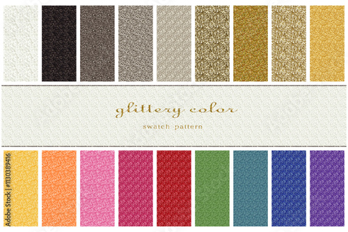 グリッター・ラメ・パターンスウォッチ