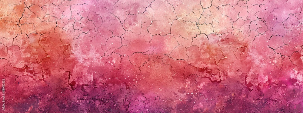 Obraz premium Top view abstract cracked paint background 